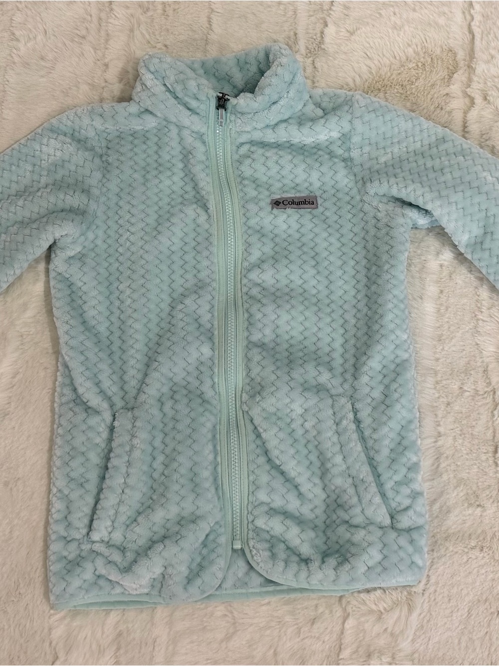 Columbia Kids Mint Fleece Zip Front Jacket